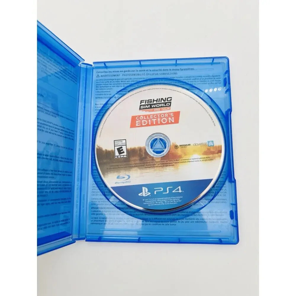 Fishing Sim World Pro Tour Collectors Edition - Sony PlayStation 4 Tested Works